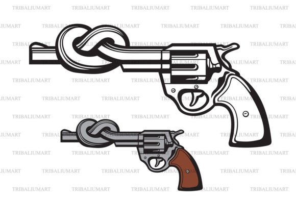 Download Revolver Barrel Tied in Knot - Revolver Collection