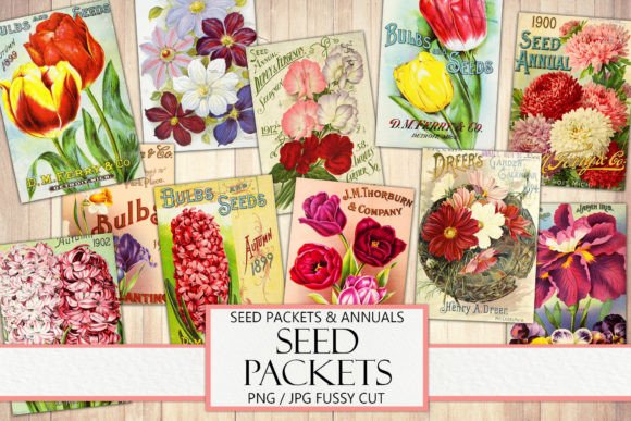 Download Vintage Seed Packets and Floral Catalogs - Floral Collection