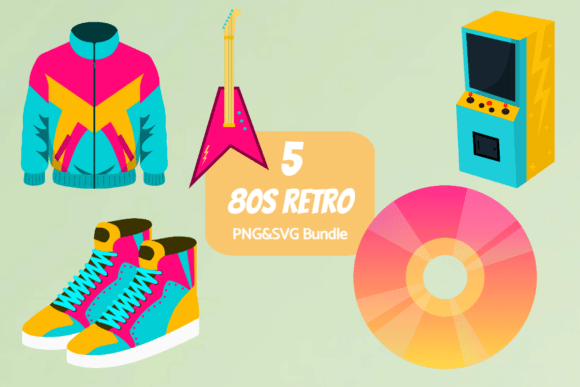 Download 80s Pop Culture Clipart - 80s Collection
