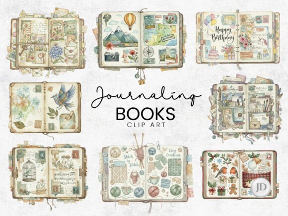 Download Journaling Book Clipart PNG Junk Journal - Junk journal Collection