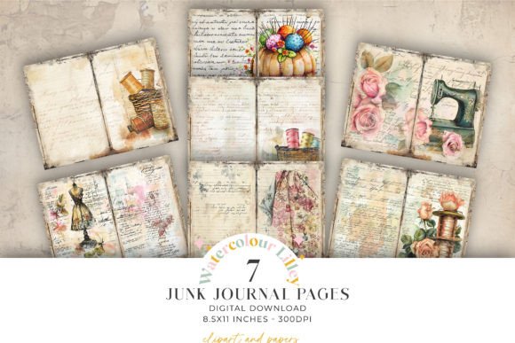 Download Sewing Junk Journal Paper - Junk journal Collection