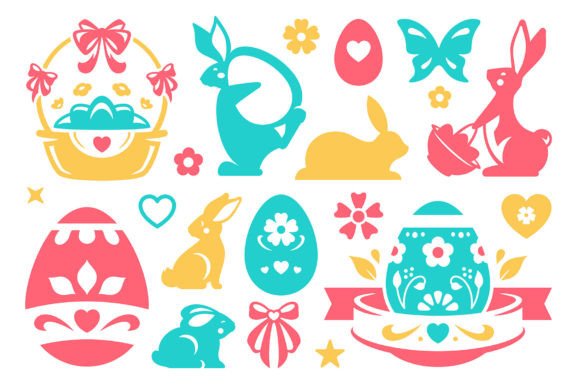 Download Easter Holiday Decor Element Vector Set - Holiday Collection