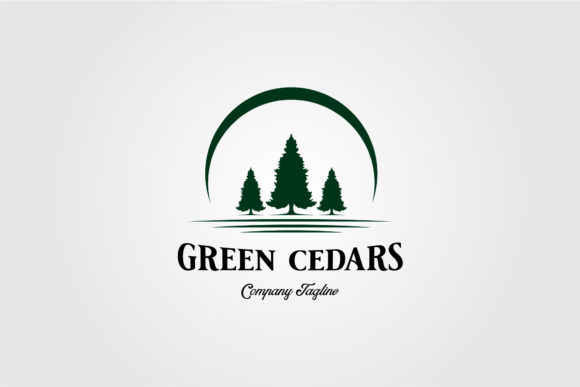 Download Vintage Pine Tree Logo Template Design - Vintage pine Collection