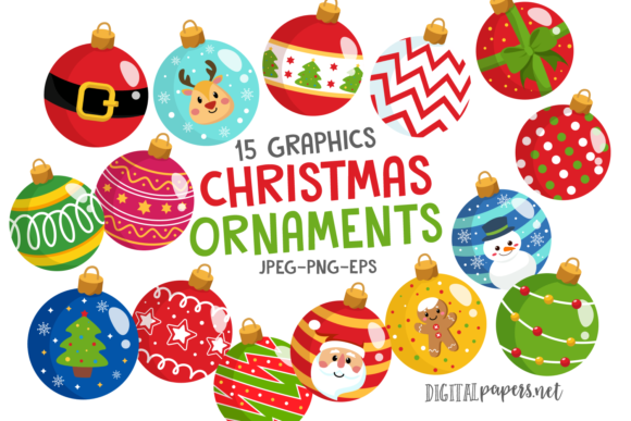Download Colorful Christmas Ornaments - Christmas ornaments Collection