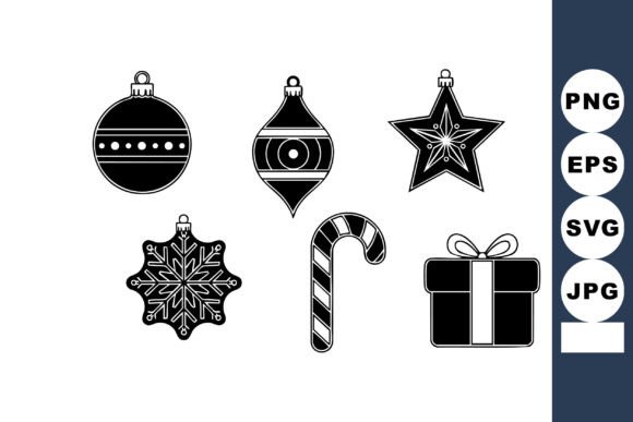 Download Christmas Holiday Decorations Vector Set - Holiday Collection