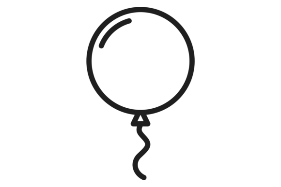 Download Party Balloon Linear Icon. Holiday Decor - Holiday Collection